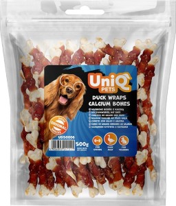 UNIQ PETS 500g wapniowe kostki z kaczką