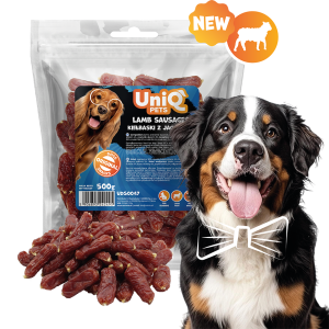 UNIQ PETS 500g kiełbaski z jagnięciny