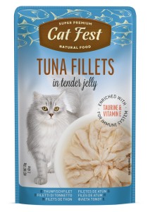 Cat Fest Saszetka dla kota Tuna fillets in jelly 70g
