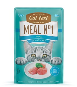 Cat Fest saszetka dla kota Meal No1 Tuna in jelly 50g