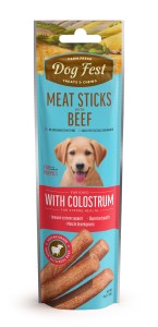 Dog Fest Przysmak dla szczeniąt Beef Sticks with Colostrum 45g