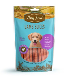 Dog Fest Przysmak dla szczeniąt Lamb Slices 90g