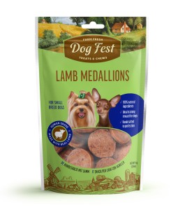 Dog Fest Przysmak dla psów małych ras Lamb Medallions 55g