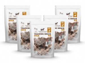 5 x Natural Trail Training Snack Kaczka bezzbożowy przysmak treningowy dla psów 80g