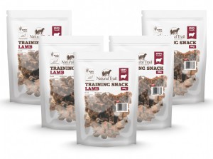5 x Natural Trail Training Snack Jagnięcina bezzbożowy przysmak treningowy dla psów 80g