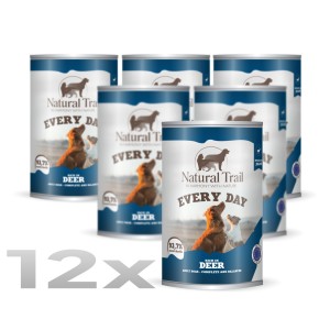 12 * NATURAL TRAIL EVERY DAY Dog 400g Jeleń