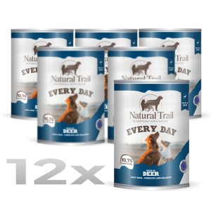 12 * NATURAL TRAIL EVERY DAY Dog 800g Jeleń