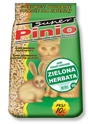 SUPER PINIO Pellet Zielona Herbata 10L