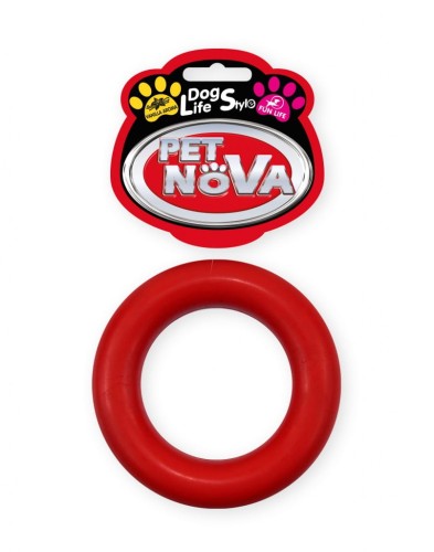 PET NOVA Zabawka dla Psa Ringo 9cm Czerwone
