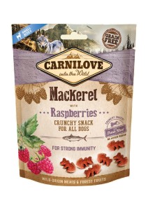 CARNILOVE Crunchy Snack Mackerel with Raspberries 200g
