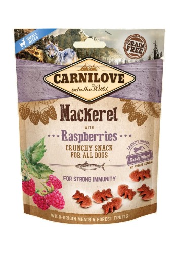 CARNILOVE Crunchy Snack Mackerel with Raspberries 200g