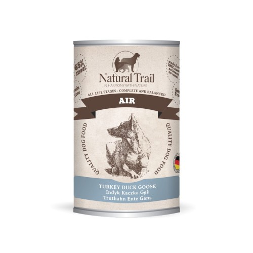 NATURAL TRAIL Air 65% Mięsa Puszka 400g Indyk Kaczka Gęś