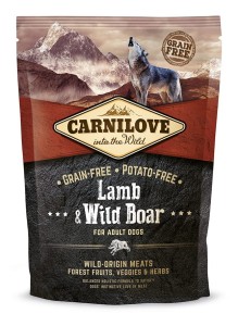 CARNILOVE Dog Lamb & Wild Boar ADULT 1,5kg