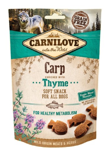 CARNILOVE Semi Moist Snack Carp & Thyme 200g