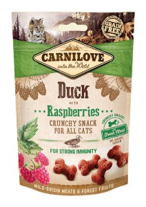 CARNILOVE Crunchy Snack Duck & Raspberries 50g