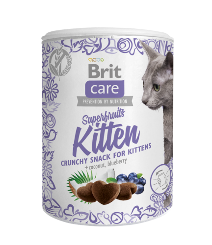 CAT brit care snack superfruits kitten 100g.png
