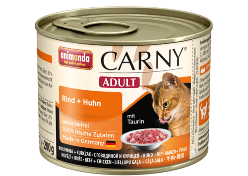 ANIMONDA Carny ADULT Wołowina Kurczak 200g