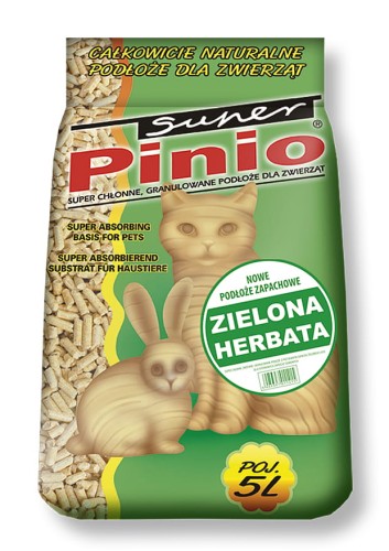 SUPER PINIO Pellet Zielona Herbata 5L