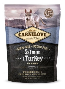 CARNILOVE Dog Salmon & Turkey PUPPY 1,5kg