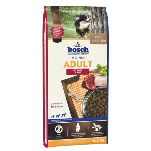 BOSCH Adult Lamb & Rice 15kg