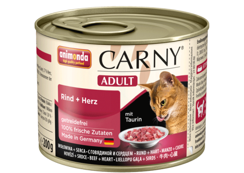 ANIMONDA Carny ADULT Wołowina Serca 200g