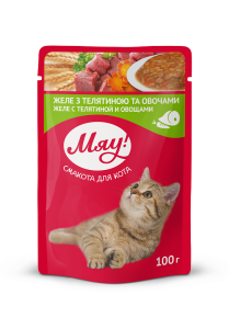 MY LOVE Saszetka Cielęcina z Warzywami ADULT 100g