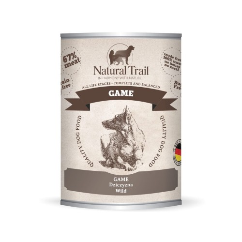 NATURAL TRAIL Mono Game Puszka 800g Dziczyzna