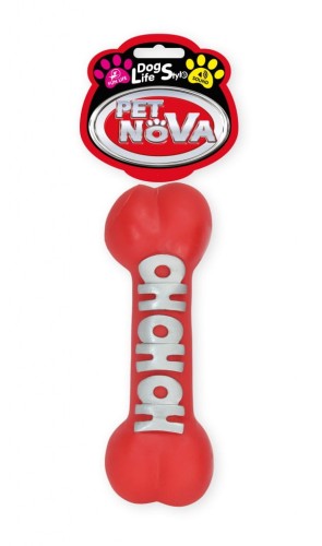 PET NOVA Zabawka dla Psa Kość z Napisem Hohoho 23cm