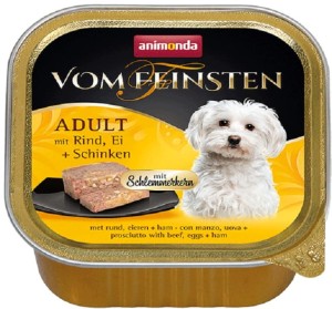 ANIMONDA Vom Feinsten ADULT Wołowina Jaja Szynka 150g