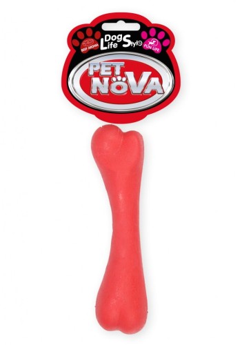 PET NOVA Zabawka dla Psa Czerwona Kość 16cm Wołowina