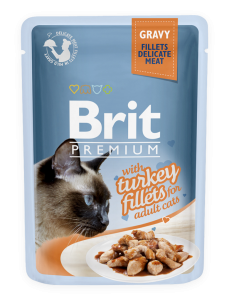 BRIT Premium dla kotów z indykiem w sosie 85g
