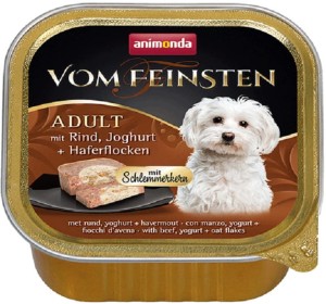 ANIMONDA Vom Feinsten ADULT Wołowina Jogurt Płatki Owsiane 150g