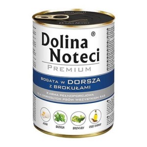 DOLINA NOTECI Premium Dorsz z Brokułami PUSZKA 400g