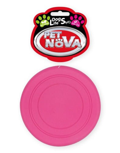 PET NOVA Zabawka dla Psa Frisbee 18cm Różowe