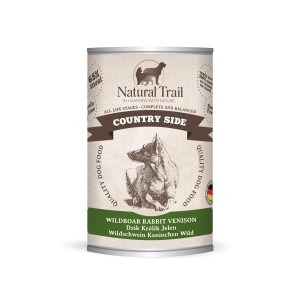 NATURAL TRAIL Country Side Puszka 400g Dzik Królik Jeleń
