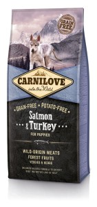 CARNILOVE Dog Salmon & Turkey PUPPY 12kg