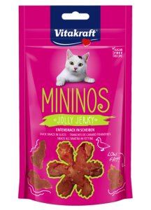 Vitakraft MININOS Jolly Jerky plasterki z kaczki 40g