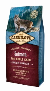 CARNILOVE Cat Salmon SENSITIVE & LONG HAIR 6kg