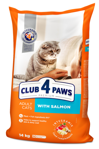 CLUB 4 PAWS Adult Salmon 14kg