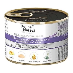 DOLINA NOTECI dla szczeniąt małych ras WĄTRÓBKA Z KRÓLIKA, OZORY Z JELENIA 185g