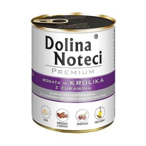 DOLINA NOTECI Premium Królik z Żurawiną PUSZKA 800g