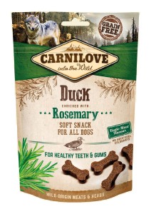 CARNILOVE Semi Moist Snack Duck & Rosemary 200g