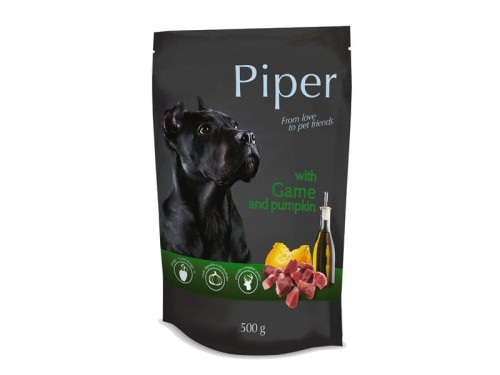 Karma PIPER z dziczyzną i dynią 500g