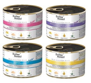 DOLINA NOTECI dla szczeniąt małych ras MIX 24x185g