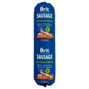 BRIT Premium Sausage Kurczak & Dziczyzna 800g