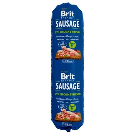 BRIT Premium Sausage Kurczak & Dziczyzna 800g